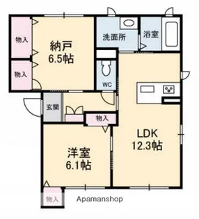 スプレモ エルフォ【1階】の間取り