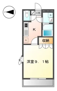 ハッピーキャニオン【1階】の間取り