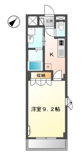 グレース・ヴァール【2階】の間取り
