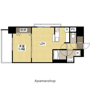ロータス二葉の里【3階】の間取り