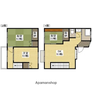 広島県広島市西区古江西町【タウンハウス】の間取り