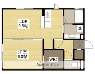 サンシャインS A棟【1階】の間取り