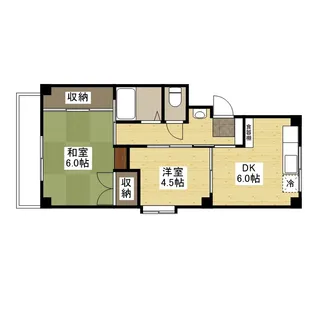 ファビス楠木2【3階】の間取り