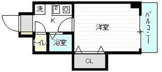 コーポ倉本【404号室号室】の間取り