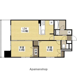 ウイング宝町サード【18階】の間取り