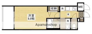 GRACECOURT上八丁堀【2階】の間取り