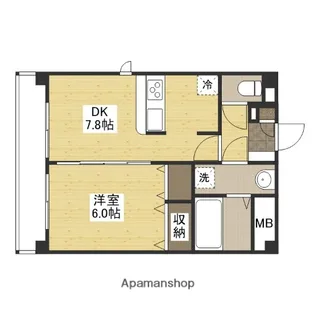 J・GRACE十日市【4階】の間取り