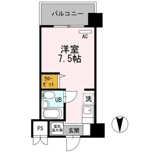 ベルハウス【4階】の間取り