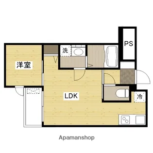 月光南観音五番館【2階】の間取り