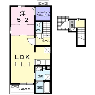 スターマイン【2階】の間取り