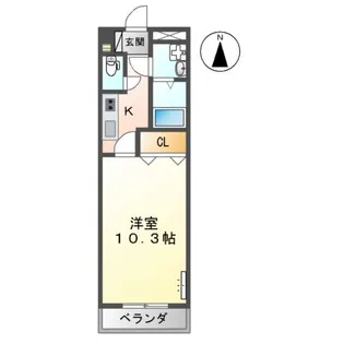 クオリティハイムK【2階】の間取り