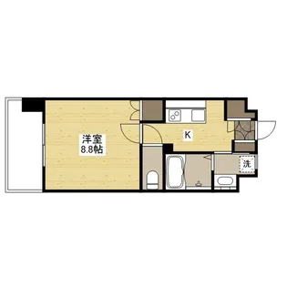 UNITED HIROSHIMA【902号室号室】の間取り