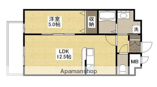ル・ソレイユ【4階】の間取り