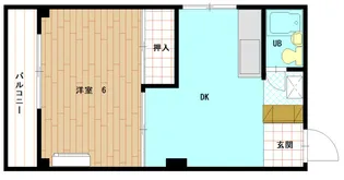 PALビル【402号室号室】の間取り