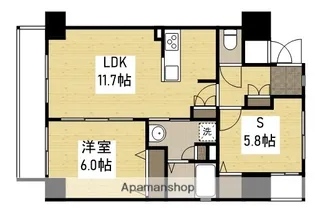LIFEMENT UJINANISHI【8階】の間取り