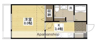 メゾンヴェルテ【2階】の間取り