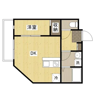 MOVE庚午北壱番館【3階】の間取り
