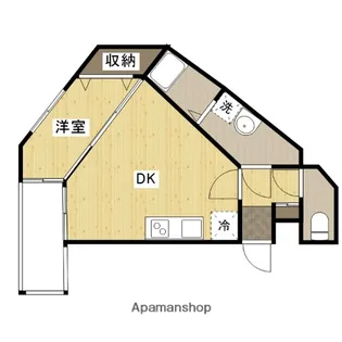 MOVE庚午北壱番館【1階】の間取り