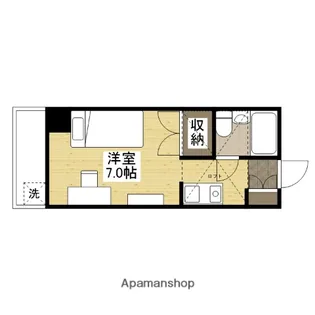 インパクト広瀬町Ⅱ【5階】の間取り