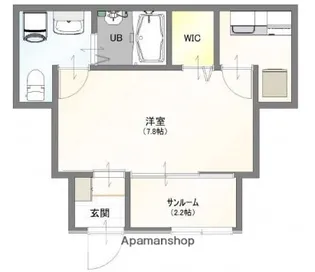 RAFFLES【1階】の間取り