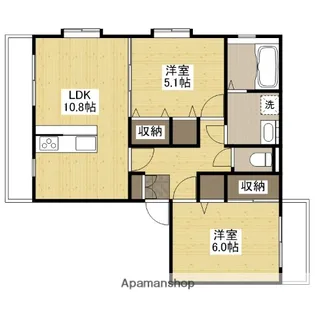コントレール【3階】の間取り