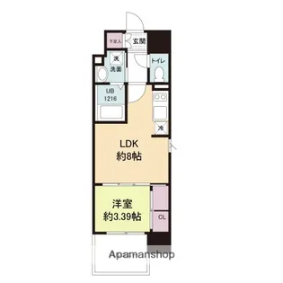 ヴィラ博丈昭和町【2階】の間取り