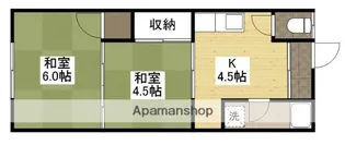 坪井ビル【2階】の間取り