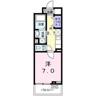 タームアクア【2階】の間取り