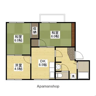 コーポアウニー【2階】の間取り