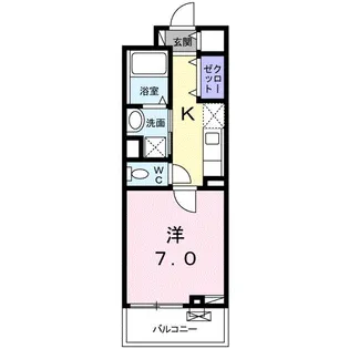クレストコート1【2階】の間取り