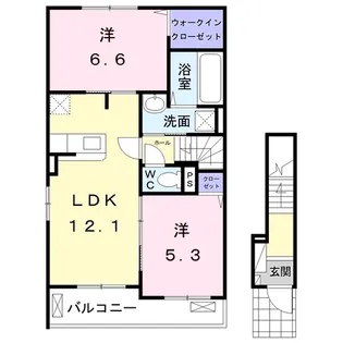 PLACED Ⅰ【2階】の間取り