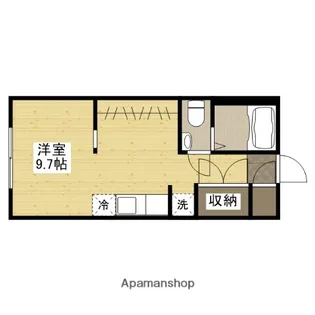 グランデール山本【1階】の間取り