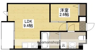 コンフォート江波南【3階】の間取り