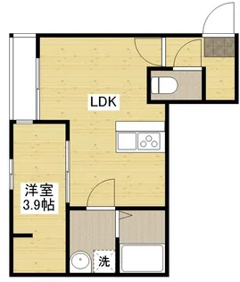 フリートフォルヴィラ古江新町A【301号室号室】の間取り