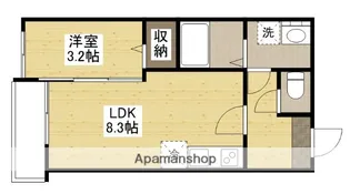 トラスティレジデンス地御前 西館【1階】の間取り