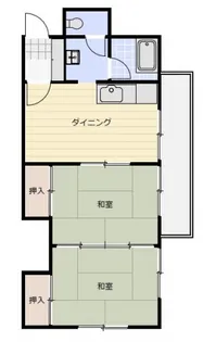メゾン山内【201号室号室】の間取り