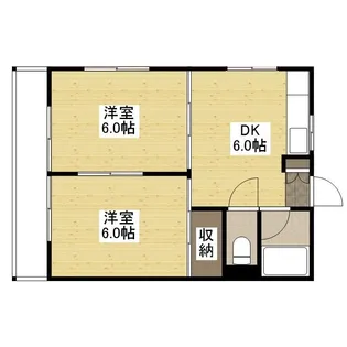樹マンション【2階】の間取り