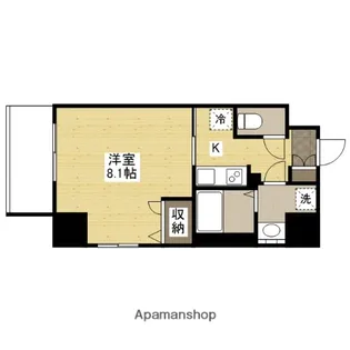 ウェンディ橋本町【3階】の間取り