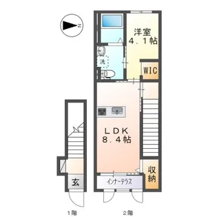 オリーブガーデン【2階】の間取り