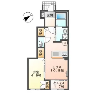 サン・ライト【1階】の間取り