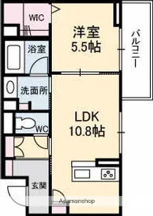 アブニールS【4階】の間取り