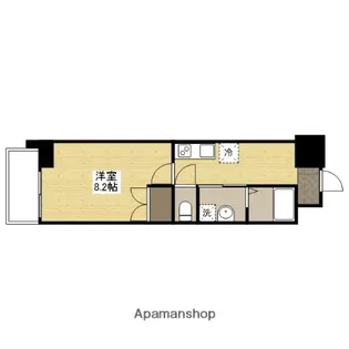 フレッド【8階】の間取り