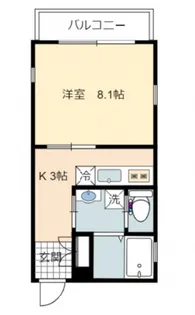 PLEIN SOLEIL 庚午北(プランソレイユ)【204号室号室】の間取り