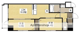 センチュリオン本川【5階】の間取り