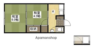 熊谷荘【2階】の間取り