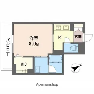 ダカーポ祇園ANNEX【2階】の間取り