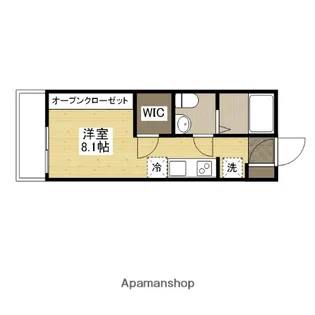 イリス草津東【1階】の間取り