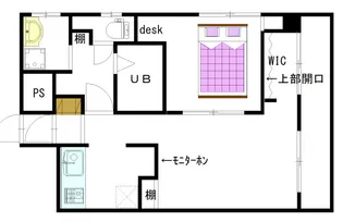 ライブオーク幟町【201号室号室】の間取り