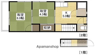 さつき荘【2階】の間取り