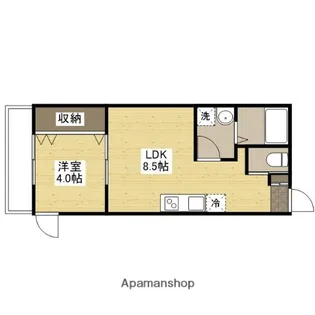 WEST RIVER 五日市駅南【3階】の間取り